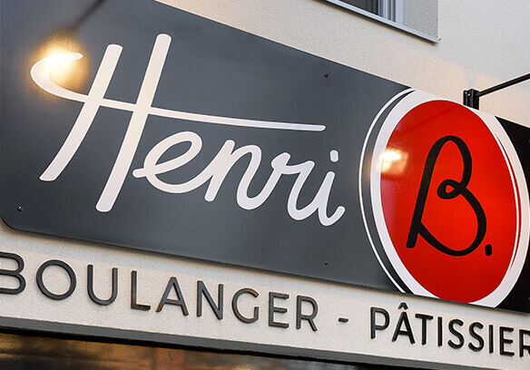 Enseigne Boulangerie Henri B.